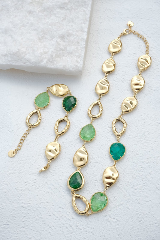 Parure pierres précieuses