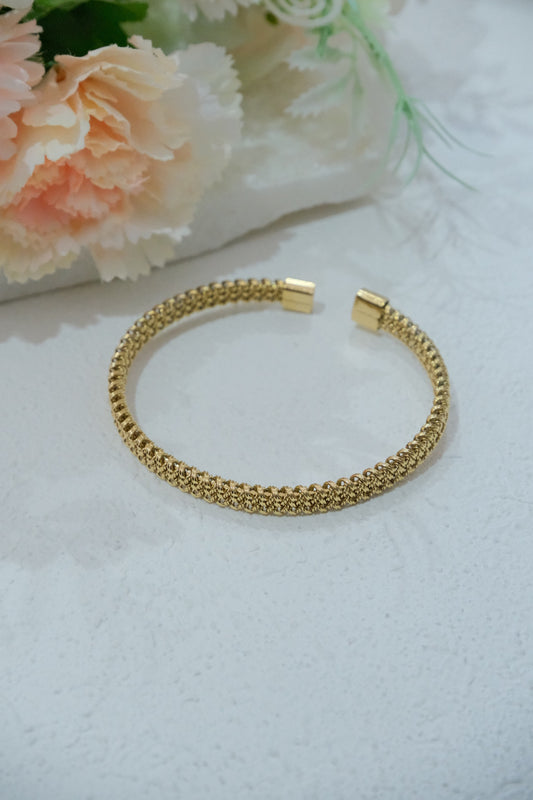 Bracelet jonc tressé