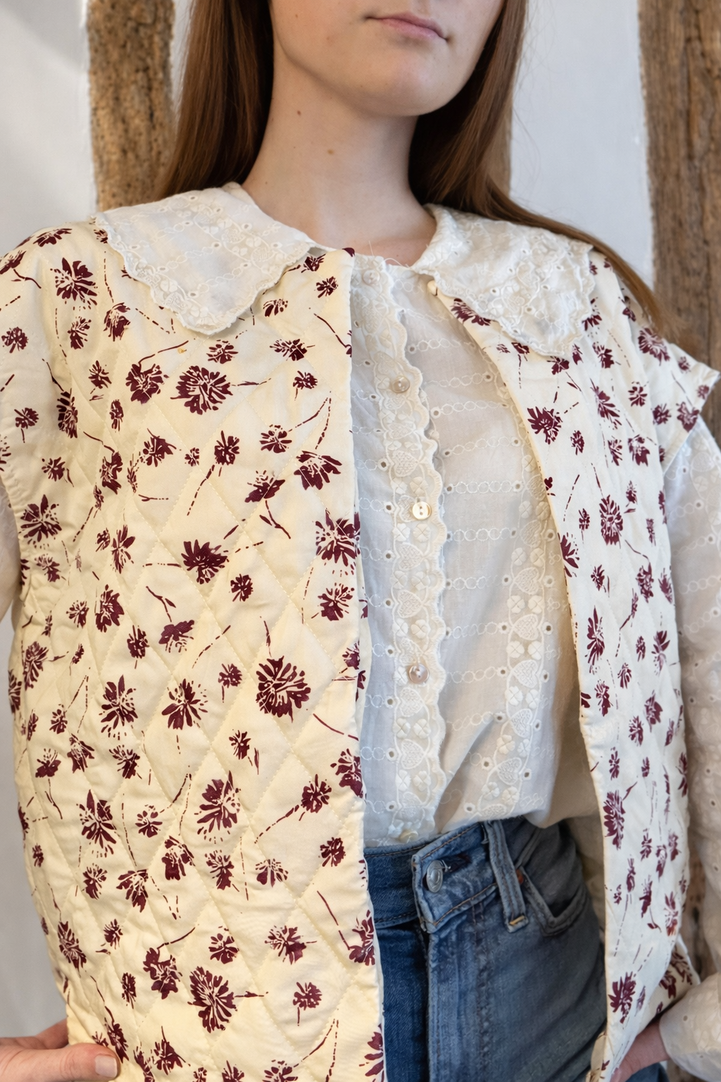 Gilet Matelassé Pivoine