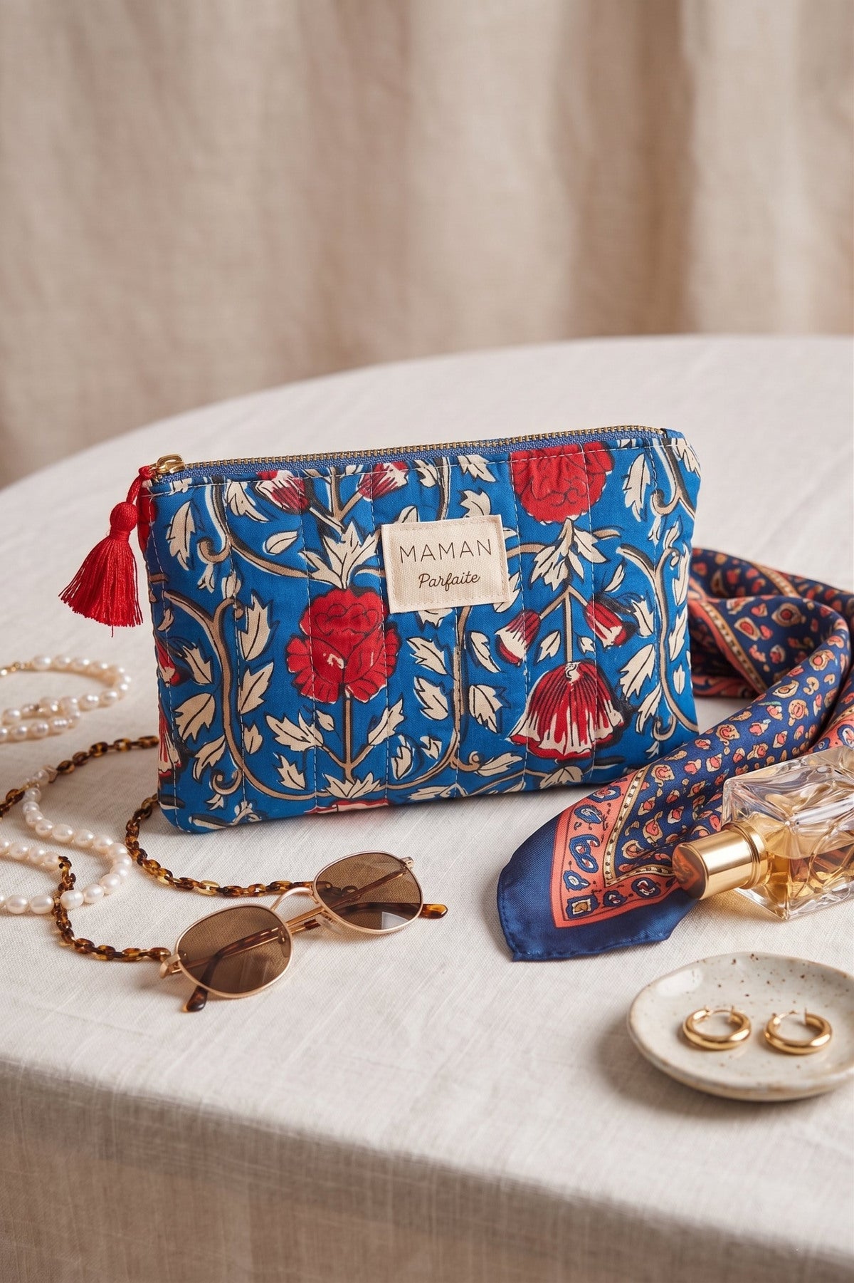 Pochette Bleu Maman