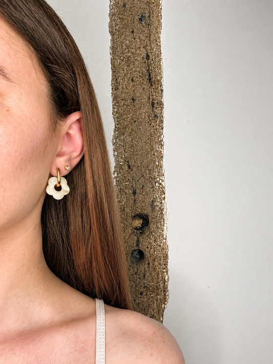 Boucles d’oreilles fleur